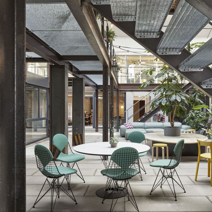 Vitra Wire DKR -tuoli, pehmustettu
