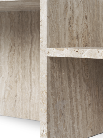 Ferm Living DISTINCT -sohvapöytä, travertine
