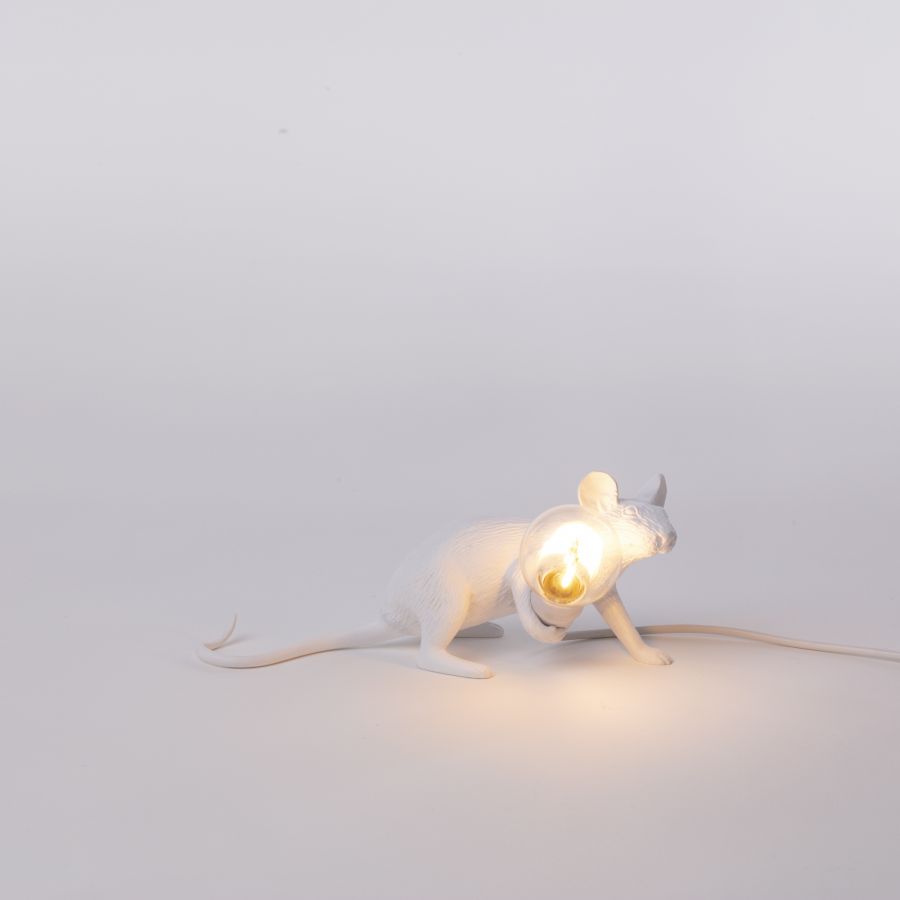 Seletti MOUSE LAMP -valaisin, makaava