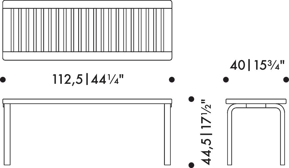 Artek 153A -ritiläpenkki