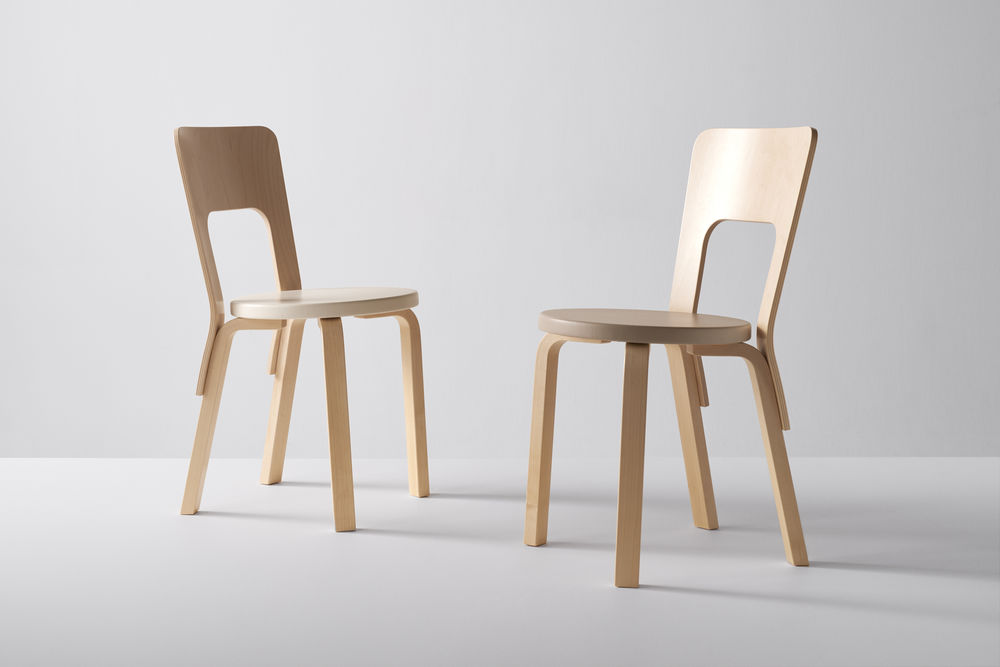 Artek 66 -tuoli, verhoilu nahka