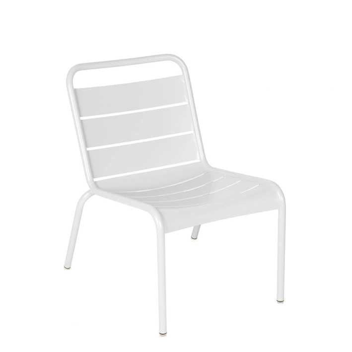 Fermob LUXEMBOURG LOUNGE -nojatuoli, white
