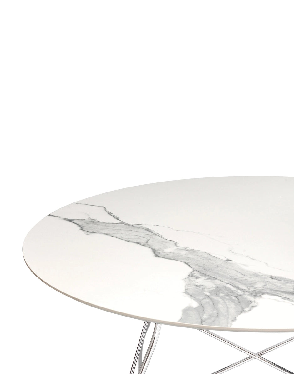 Kartell GLOSSY MARBLE ROUND -pöytä