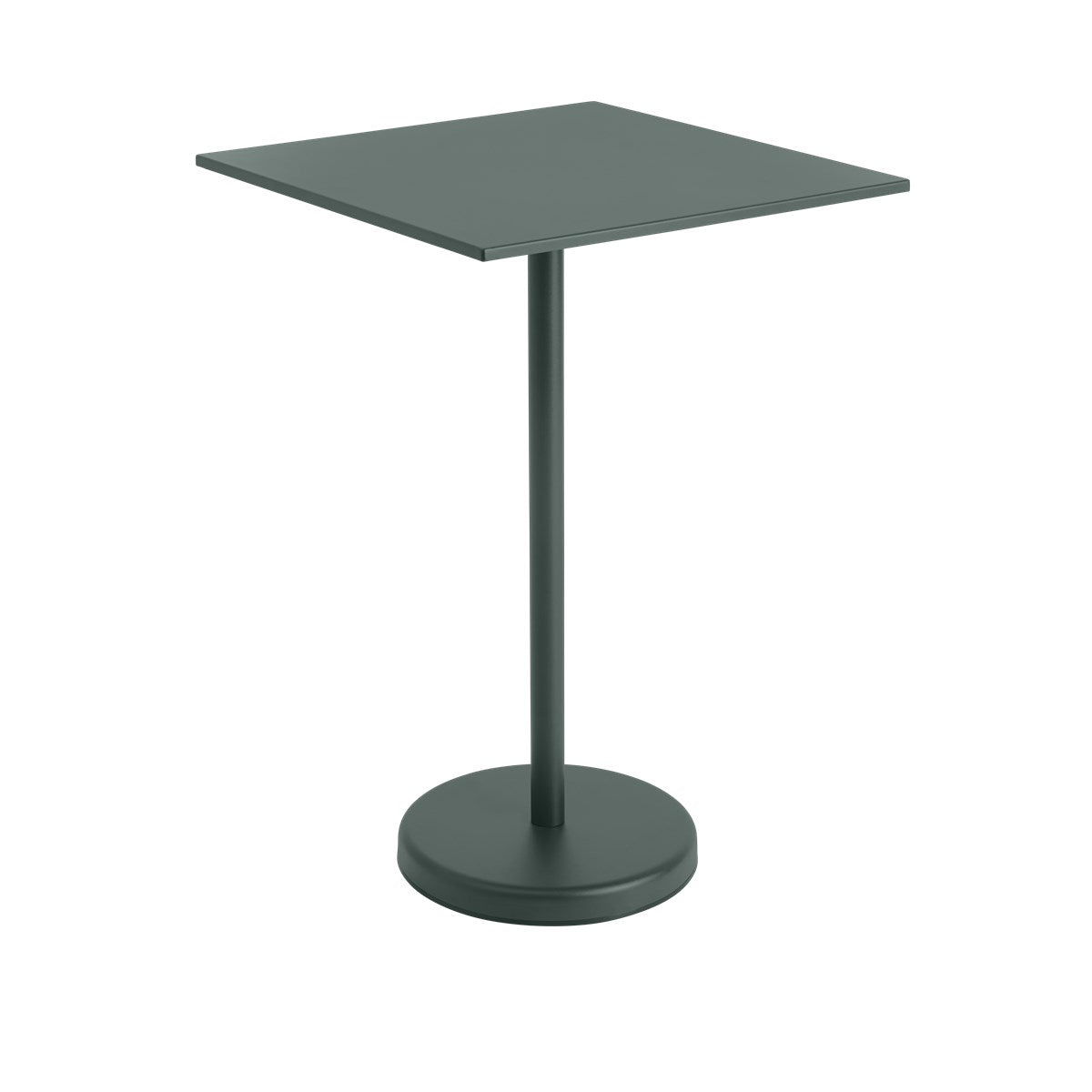 Muuto LINEAR STEEL CAFE TABLE -pöytä, neliö