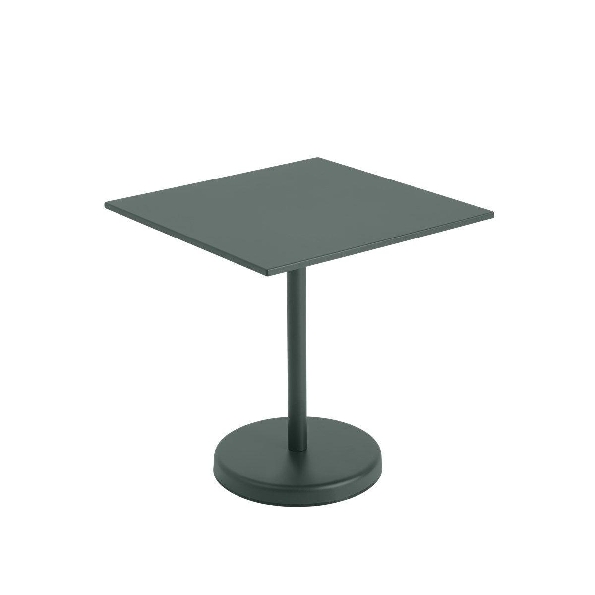 Muuto LINEAR STEEL CAFE TABLE -pöytä, neliö