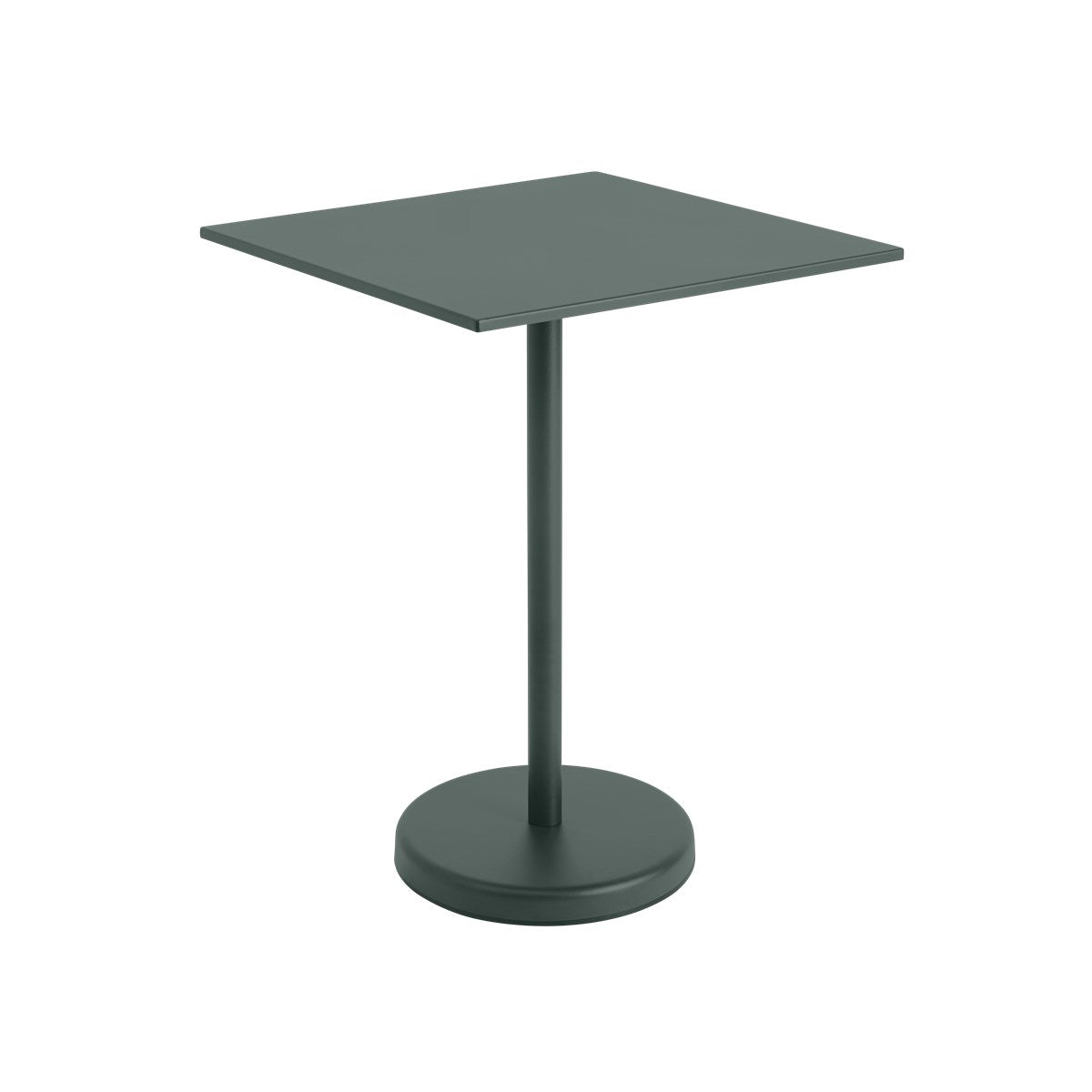 Muuto LINEAR STEEL CAFE TABLE -pöytä, neliö