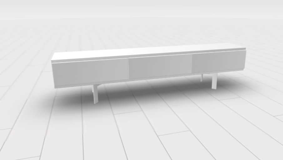 Muurame MUP taso 234 cm, korkea nelitele-viistojaloin