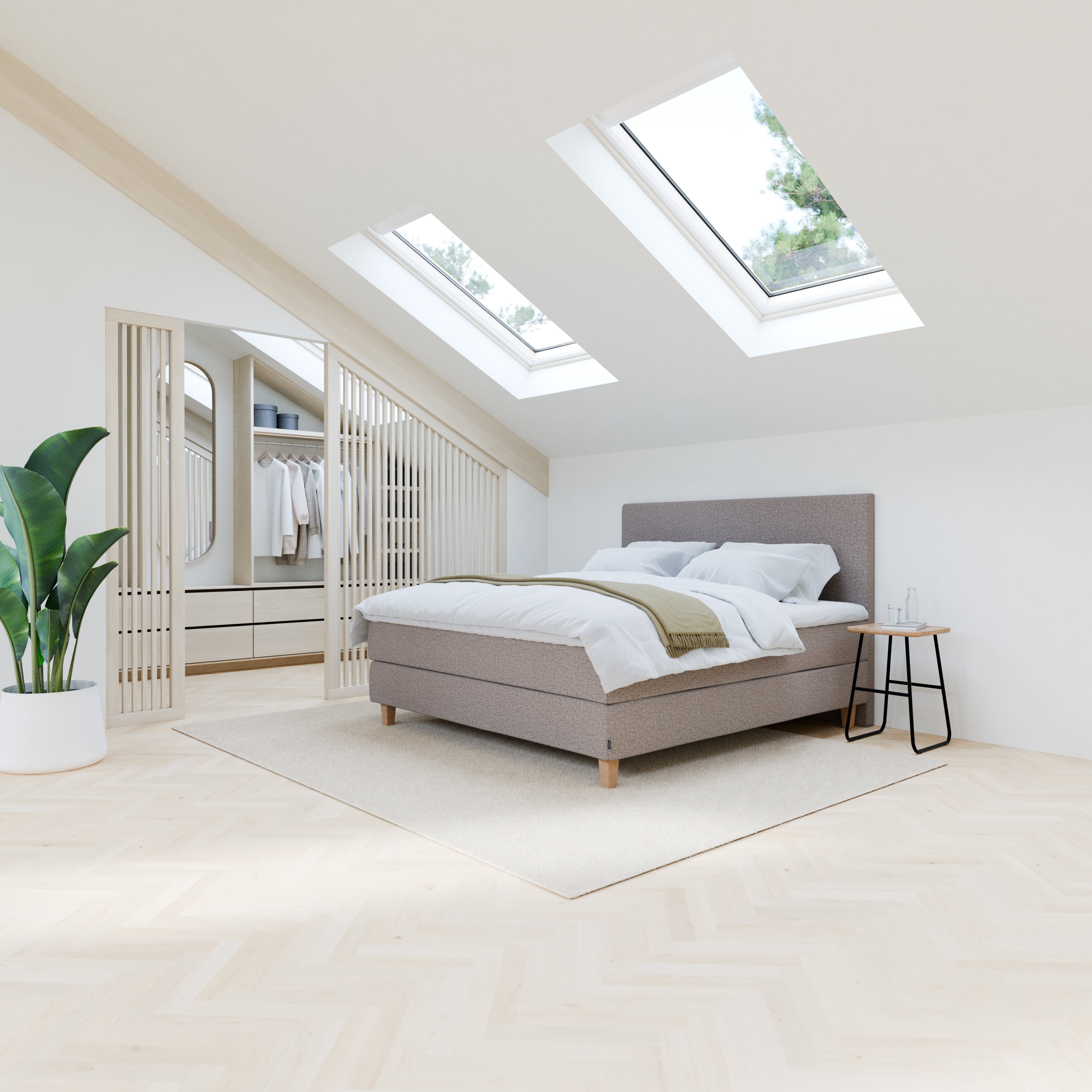 Jensen ONYX CONTINENTAL -jenkkisänky 160 x 200