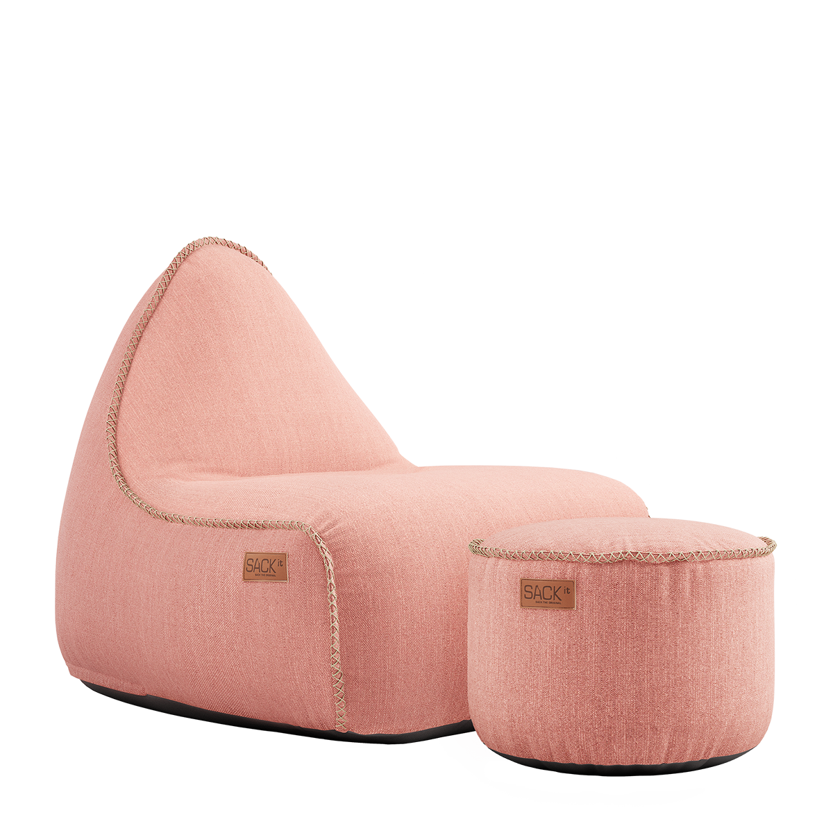 Sackit COBANA LOUNGE -säkkituoli  ja POUF -rahi