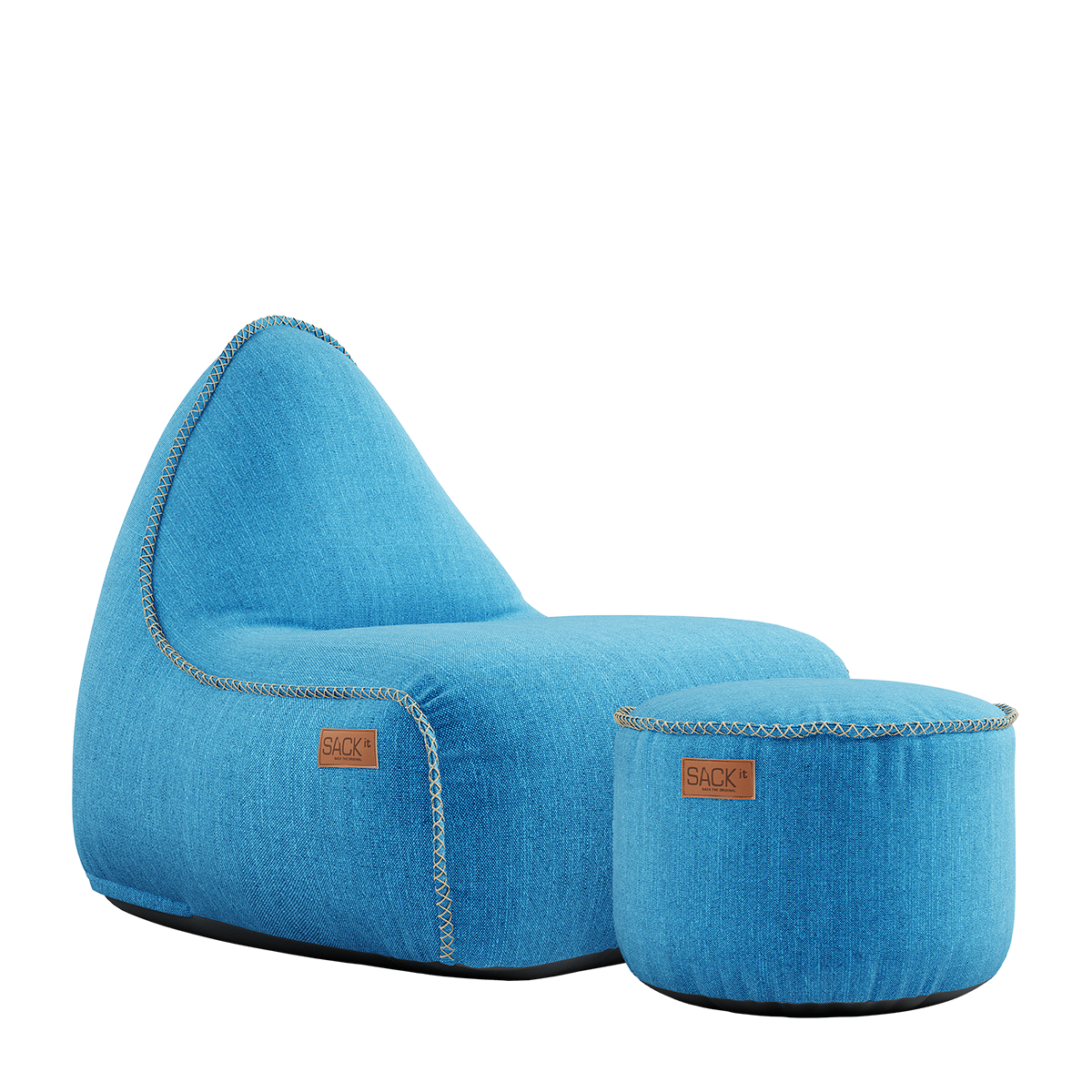Sackit COBANA LOUNGE -säkkituoli  ja POUF -rahi