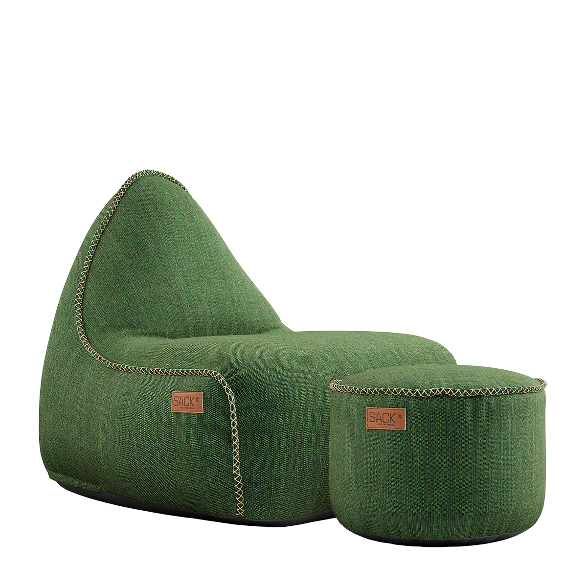 Sackit COBANA LOUNGE -säkkituoli  ja POUF -rahi
