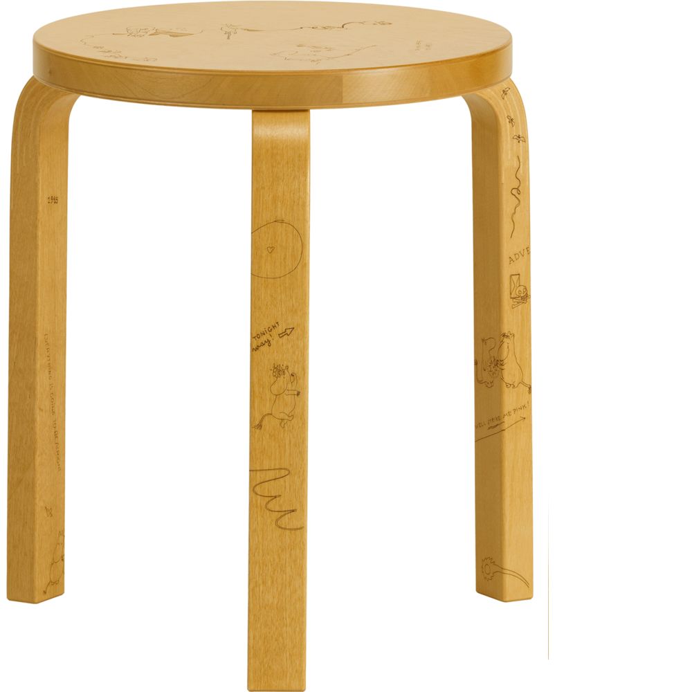 Artek + MUUMIT 60  JUHLA -jakkara