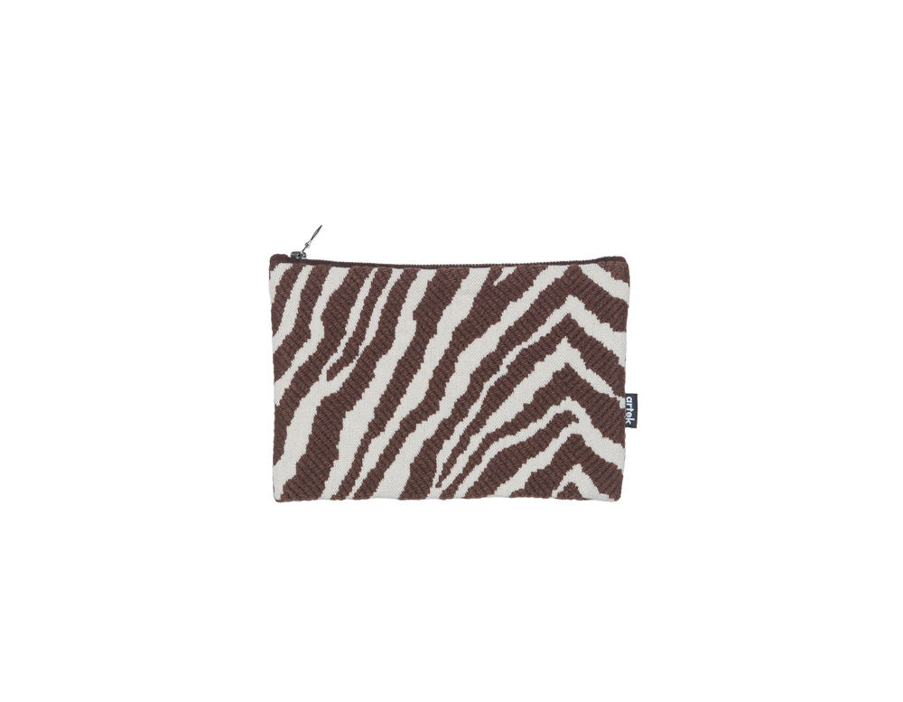 Artek ZEBRA -pussukka, ruskea-valkea