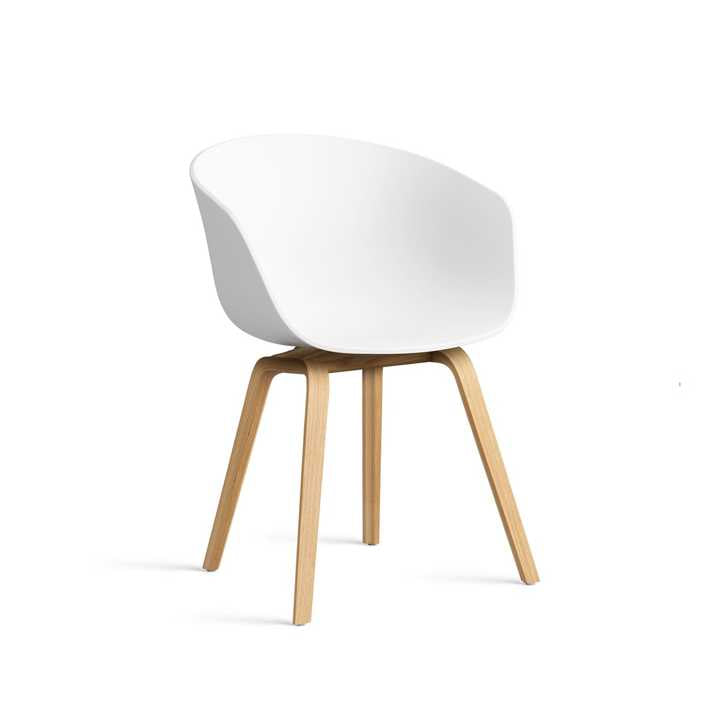 Hay ABOUT A CHAIR AAC 22 -tuoli, white/matt laquared oak