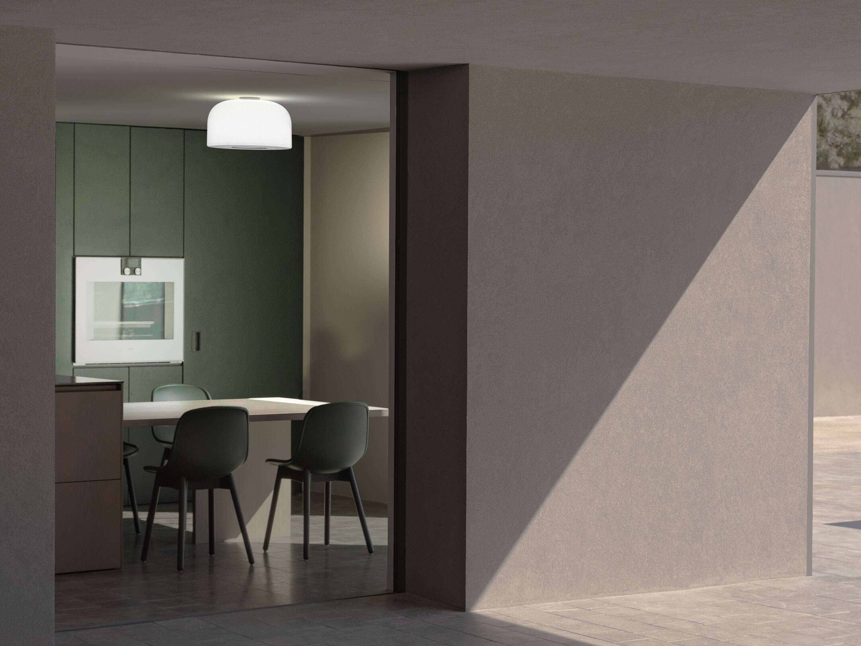 Flos BELLHOP GLASS C2 -kattovalaisin