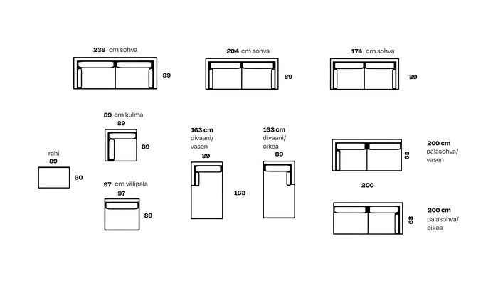 HT-Collection BENE -sohva