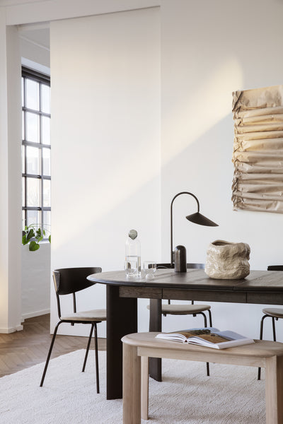Ferm Living BEVEL Ø117 cm-217 cm -pöytä