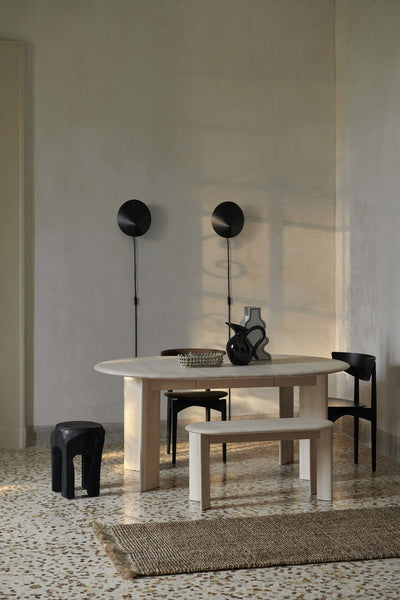 Ferm Living BEVEL Ø117 cm-217 cm -pöytä