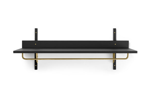 Ferm Living SECTOR -seinänaulakko, black/brass