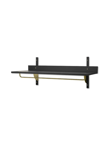 Ferm Living SECTOR -seinänaulakko, black/brass