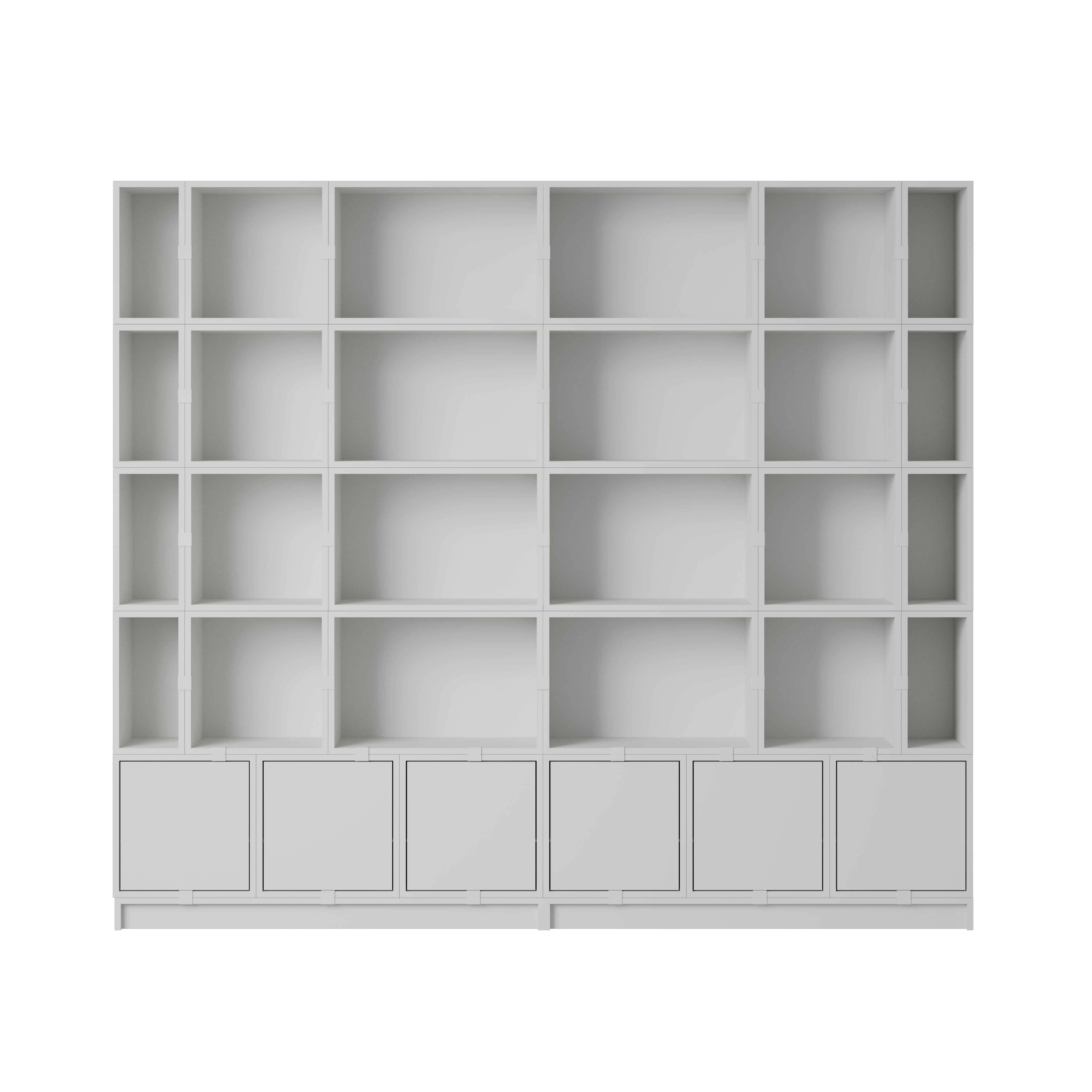Muuto STACKED STORAGE SYSTEM -kirjahylly, kokoonpano 1
