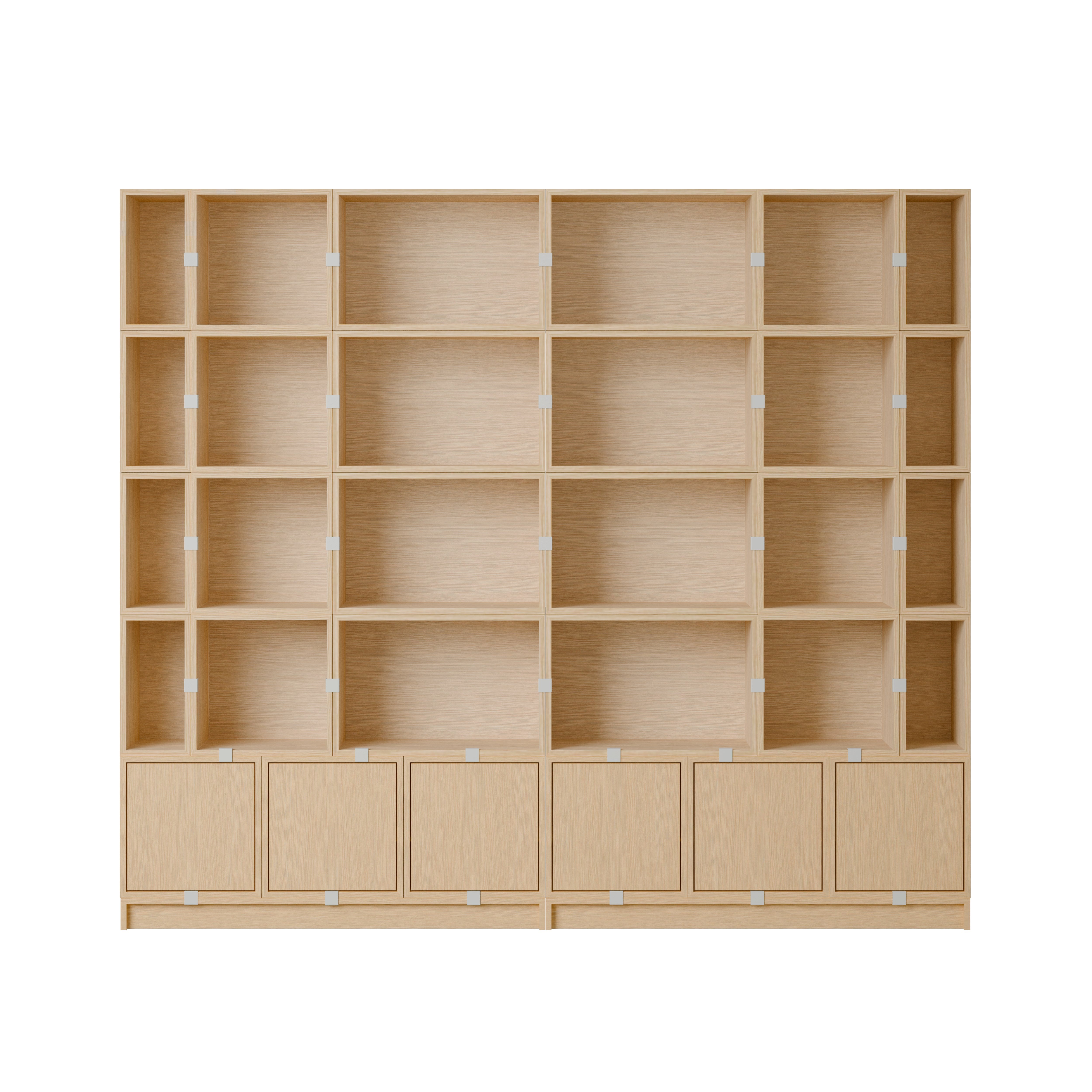 Muuto STACKED STORAGE SYSTEM -kirjahylly, kokoonpano 1