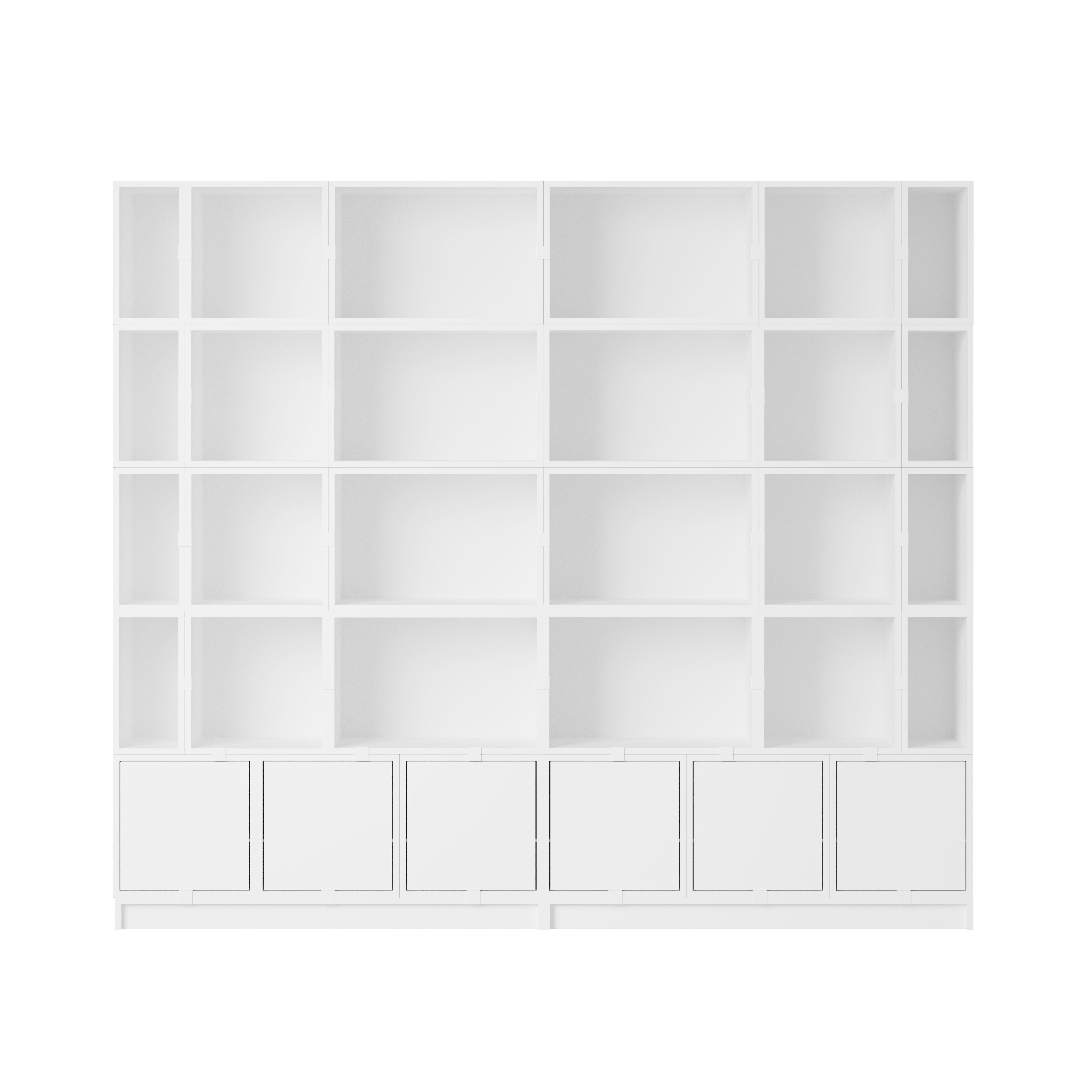 Muuto STACKED STORAGE SYSTEM -kirjahylly, kokoonpano 1