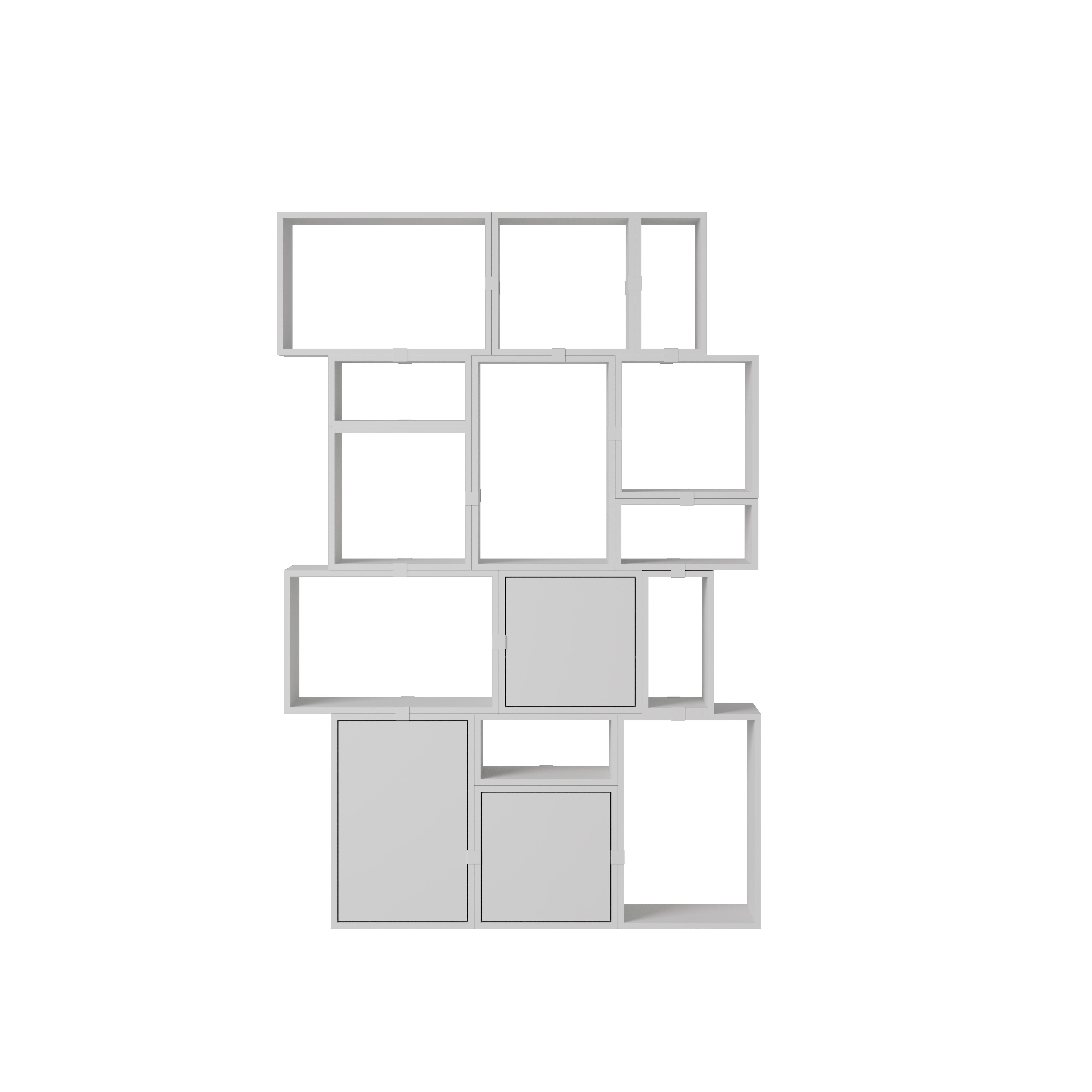 Muuto STACKED STORAGE SYSTEM -kirjahylly, kokoonpano 2