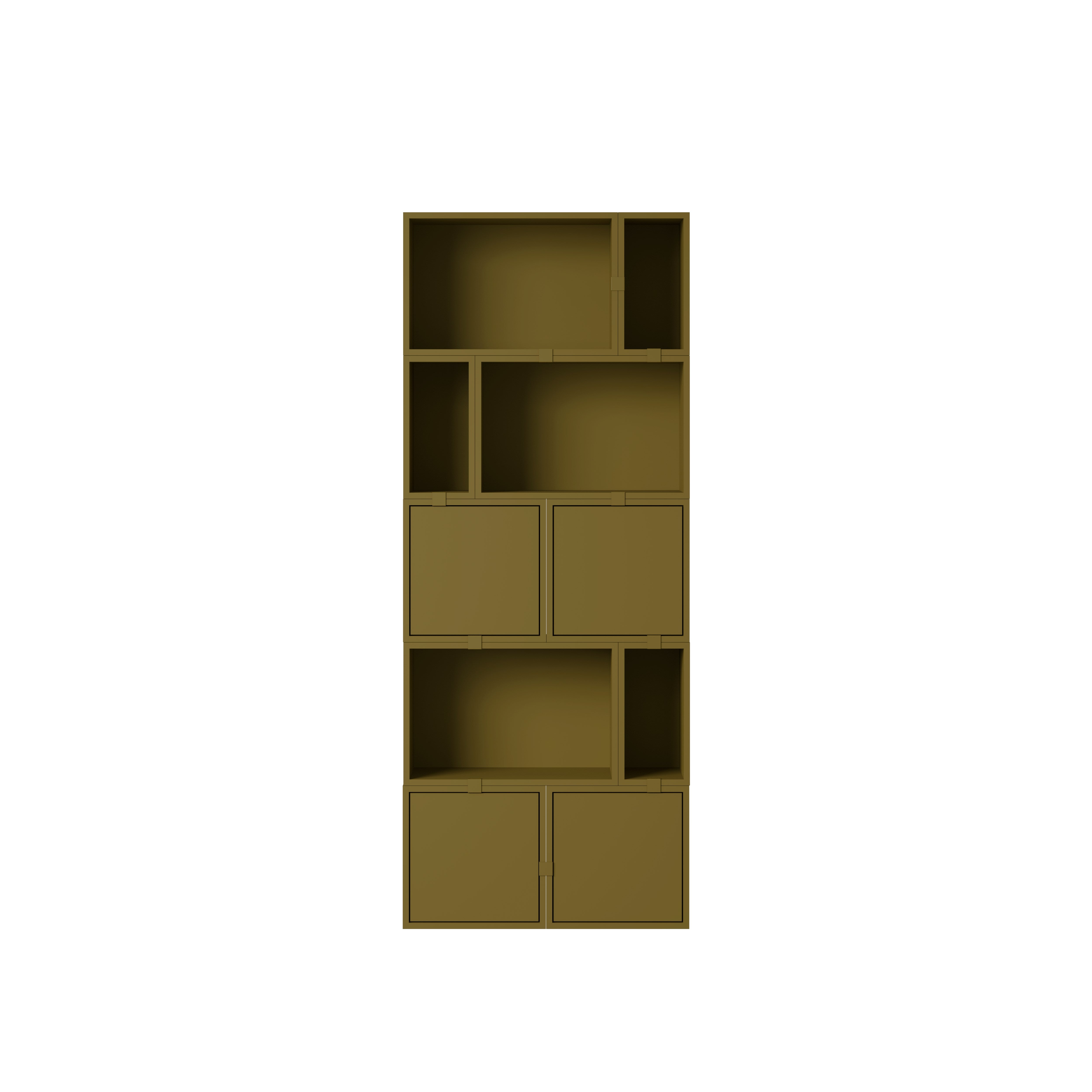 Muuto STACKED STORAGE SYSTEM -kirjahylly, kokoonpano 8