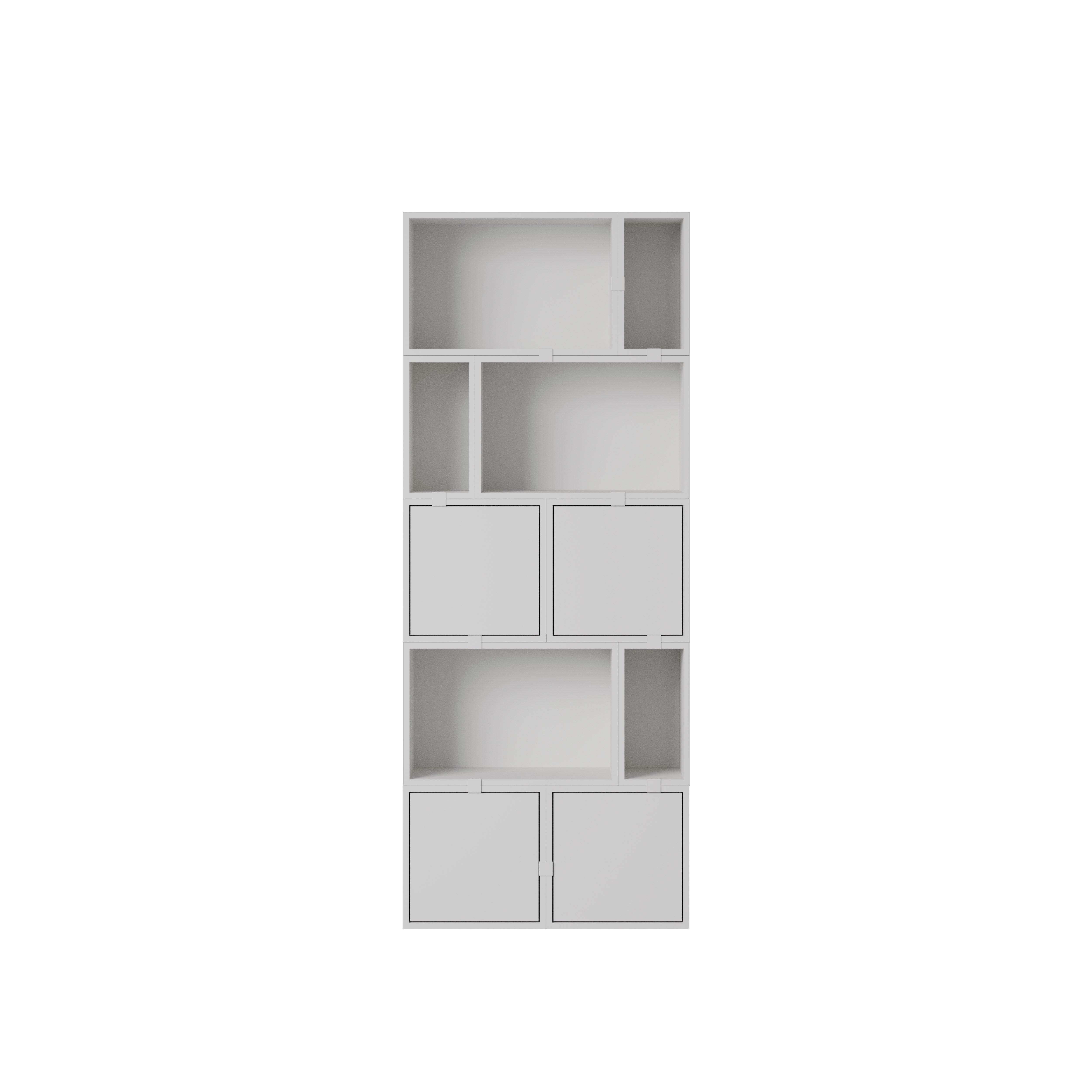 Muuto STACKED STORAGE SYSTEM -kirjahylly, kokoonpano 8