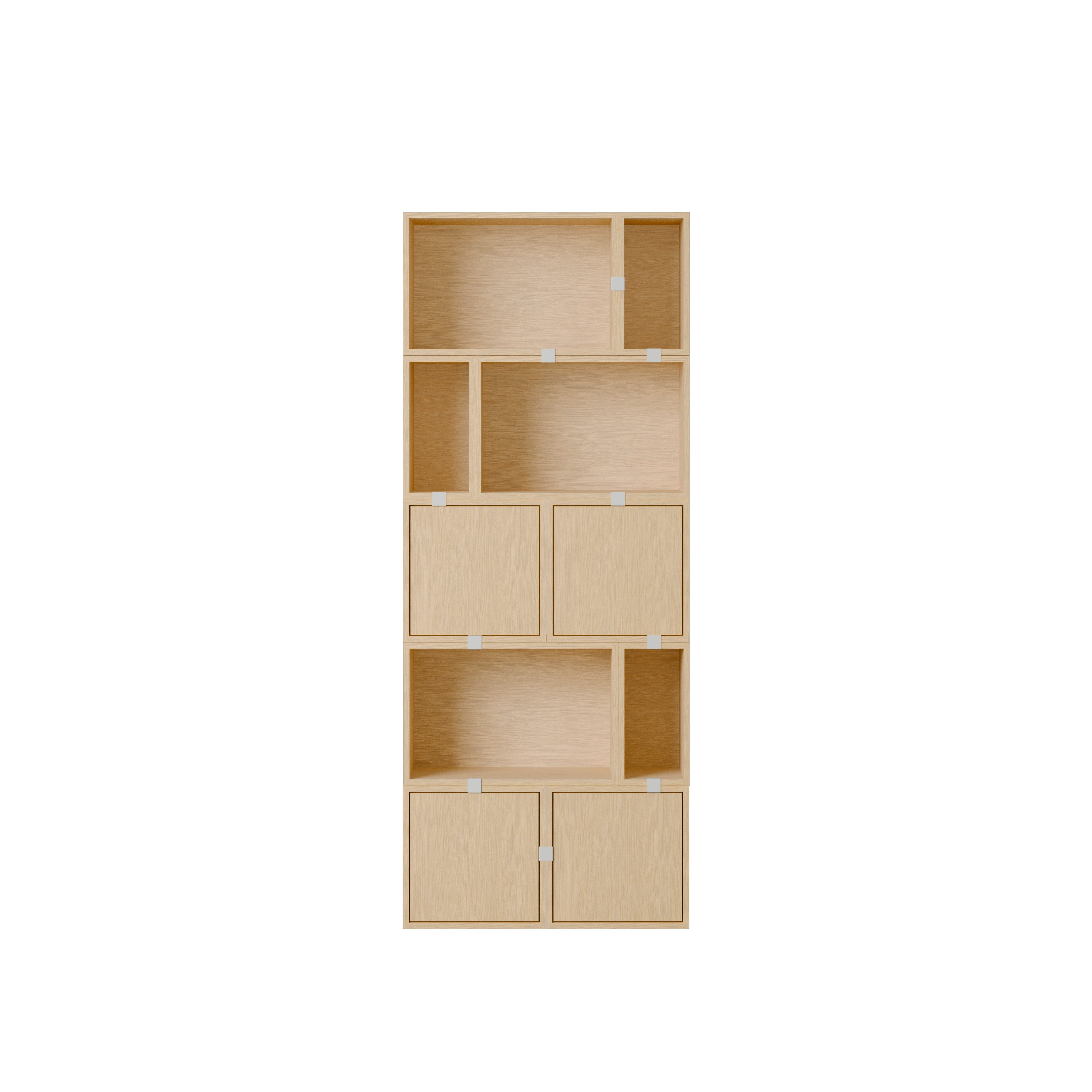 Muuto STACKED STORAGE SYSTEM -kirjahylly, kokoonpano 8