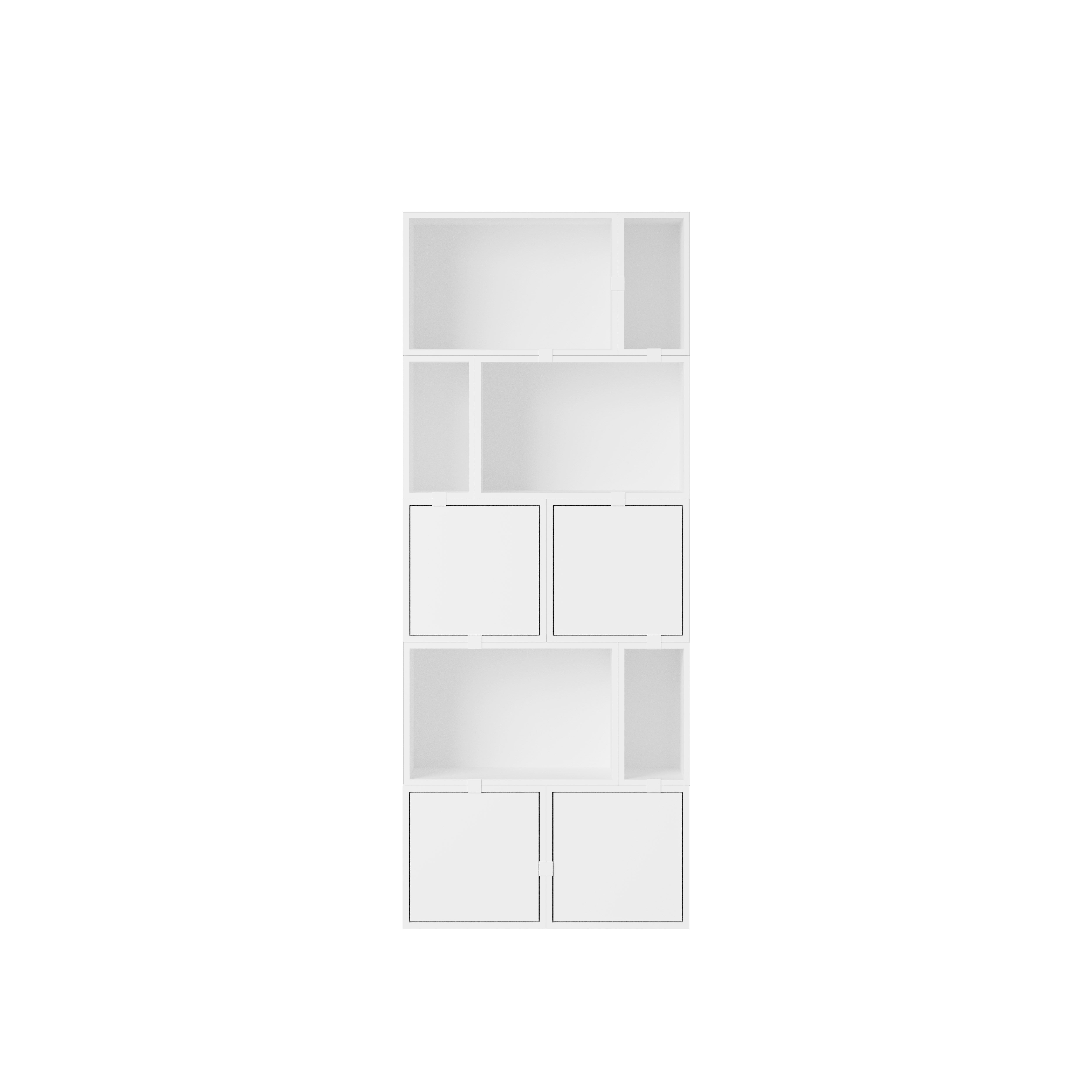 Muuto STACKED STORAGE SYSTEM -kirjahylly, kokoonpano 8
