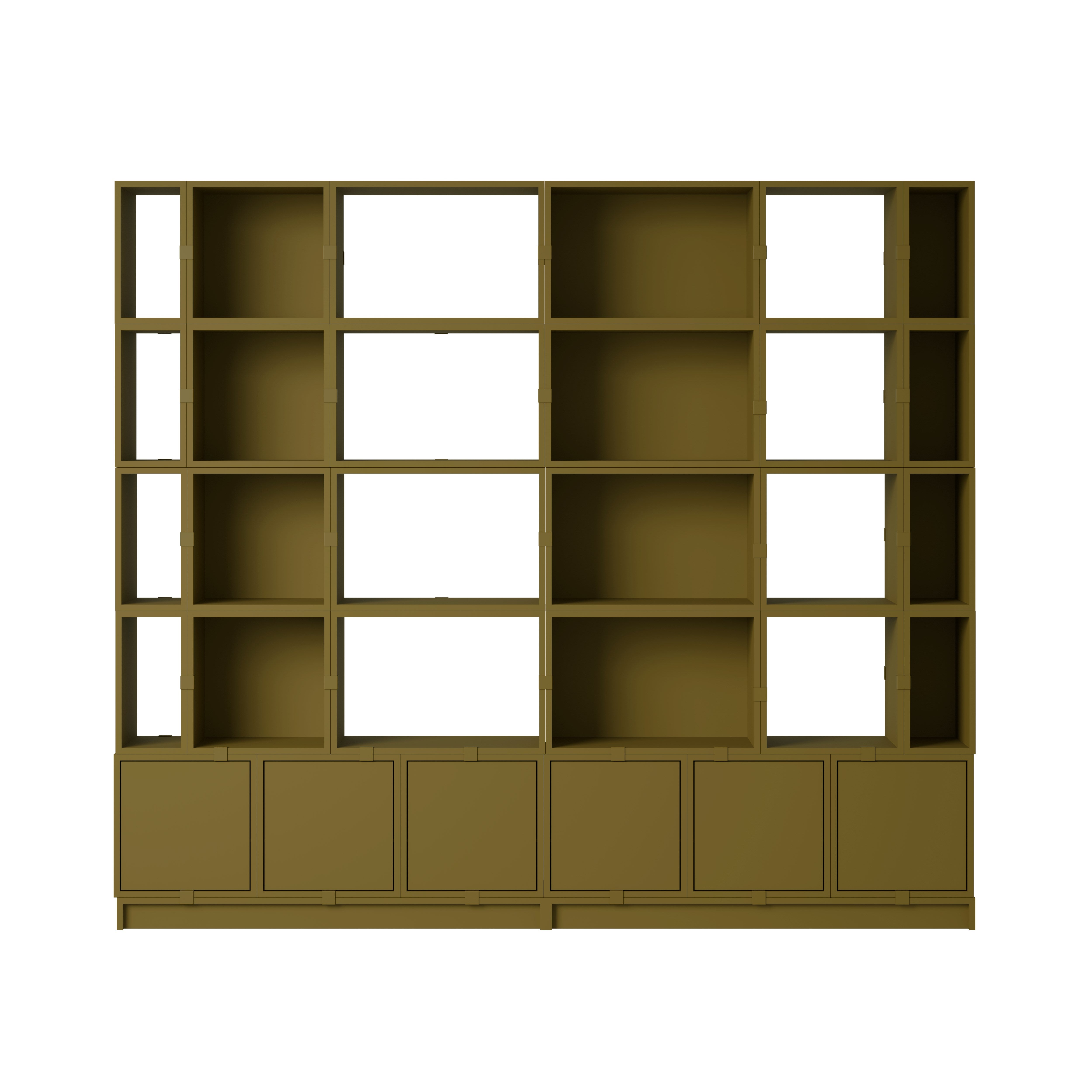 Muuto STACKED STORAGE SYSTEM -toimistokaluste, kokoonpano 1