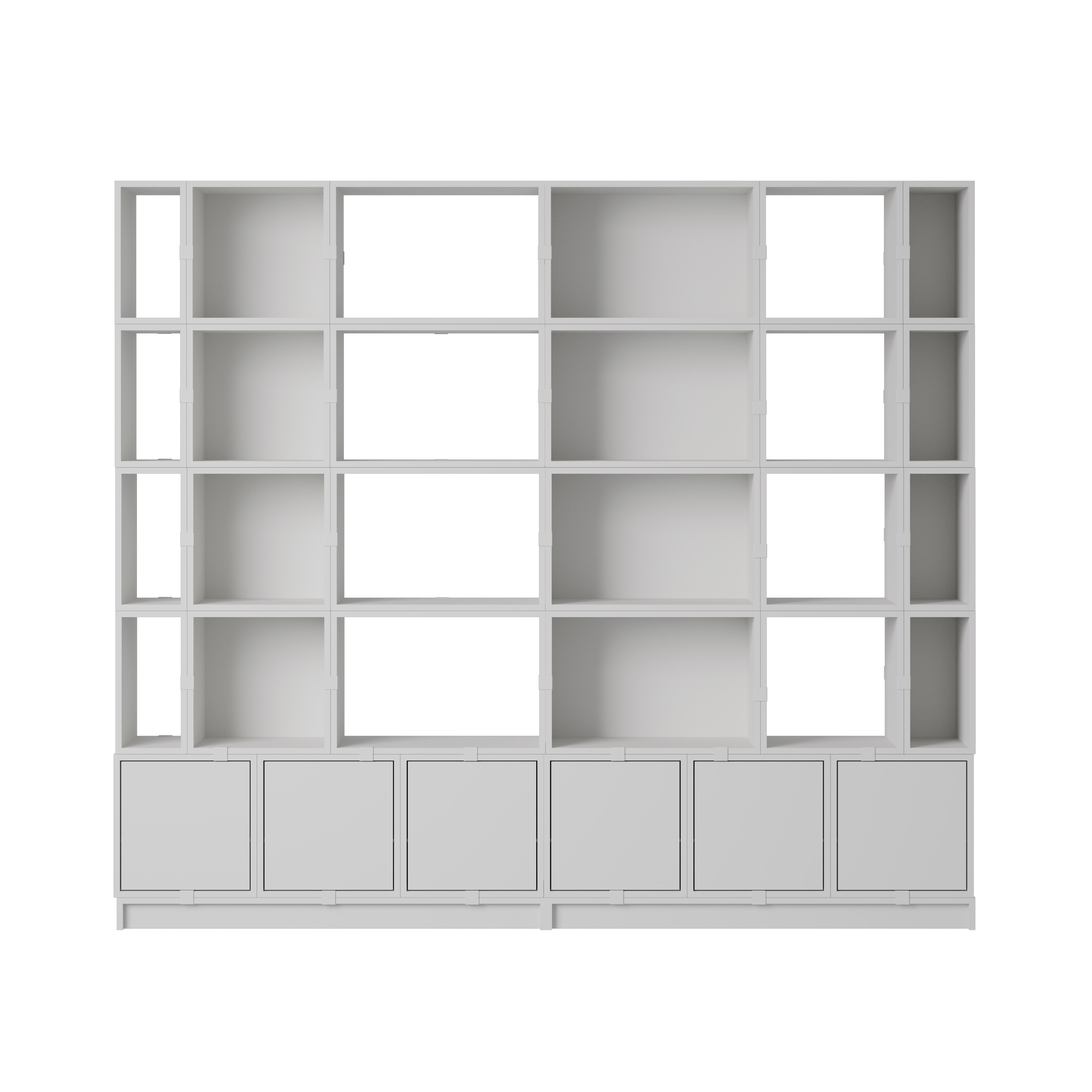 Muuto STACKED STORAGE SYSTEM -toimistokaluste, kokoonpano 1