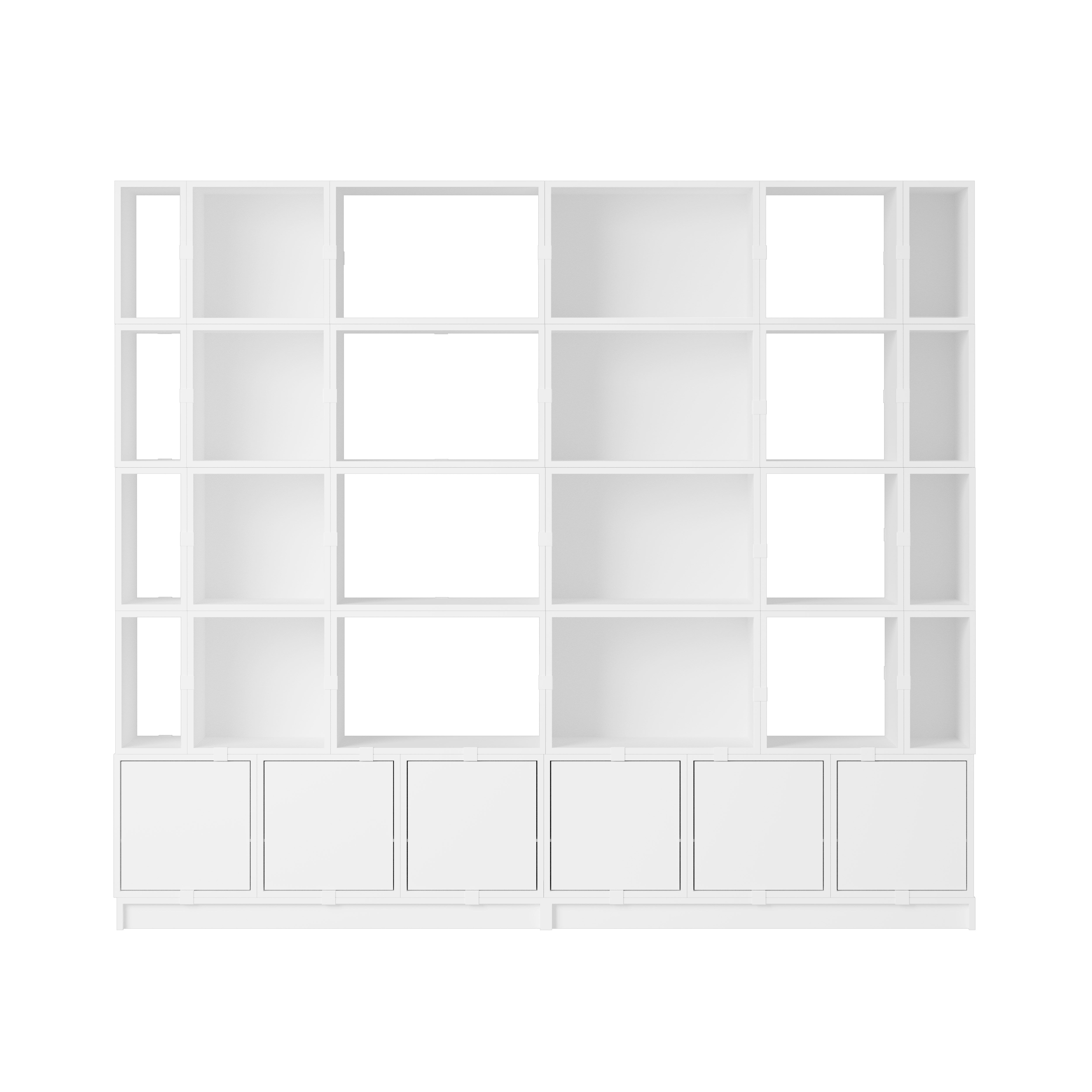 Muuto STACKED STORAGE SYSTEM -toimistokaluste, kokoonpano 1