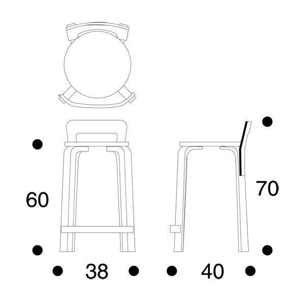 Artek K65 -työtuoli