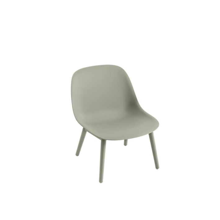 Muuto FIBER LOUNGE WOOD BASE -nojatuoli