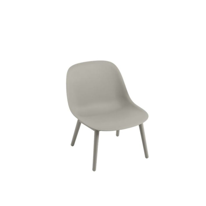 Muuto FIBER LOUNGE WOOD BASE -nojatuoli