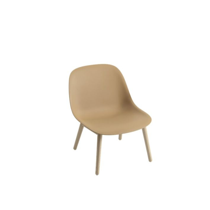 Muuto FIBER LOUNGE WOOD BASE -nojatuoli