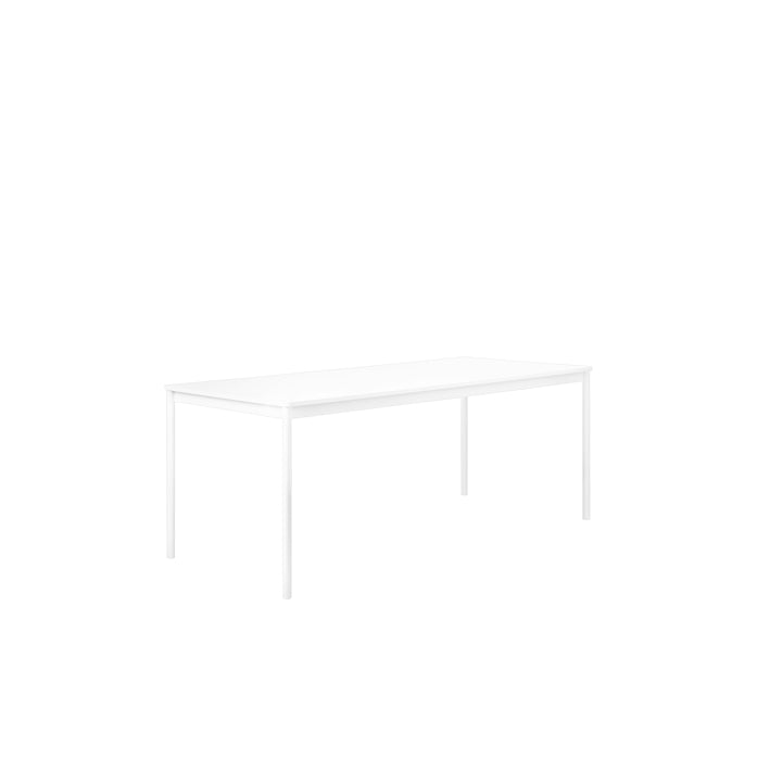 Muuto BASE -pöytä, 140x70 white/plywood/white