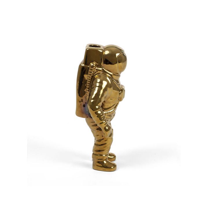 Seletti COSMIC DINER STARMAN VASE GOLD -maljakko