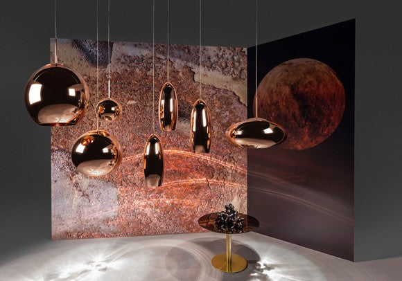 Tom Dixon COPPER ROUND -valaisin